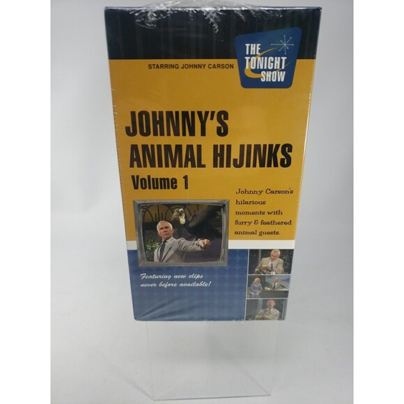 Johnny Carson Johnny's Favorite Moments Best Of Animal Hijinks 5 Set VHS NEW VTG - Picture 9 of 11
